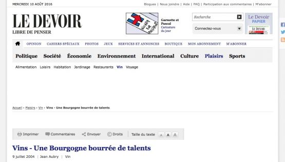 Le Devoir - 2004